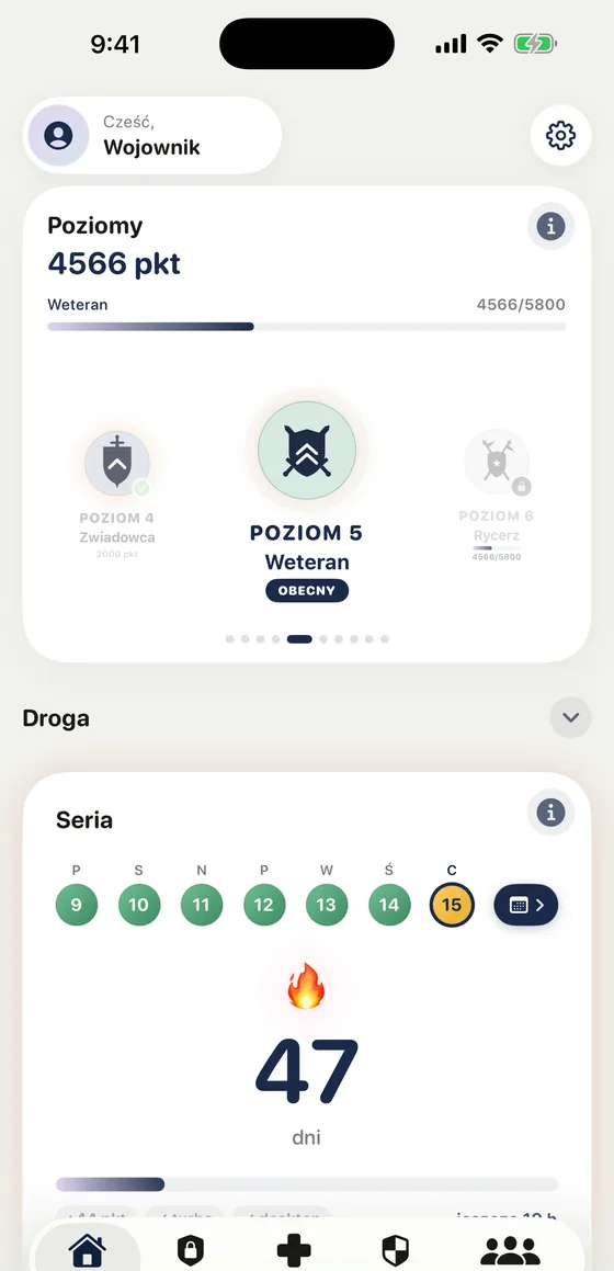 Lyrio na iPhonie: poziomy, seria i nawigacja