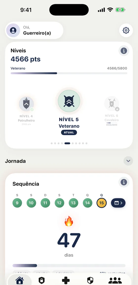Lyrio no iPhone: níveis, sequência e navegação