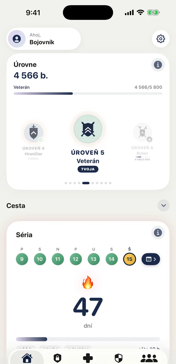 Lyrio na iPhone: úrovne, séria a navigácia