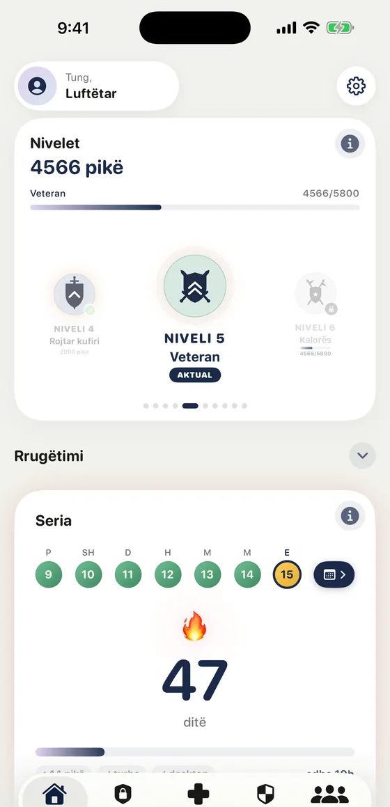 Lyrio në iPhone: nivelet, seria dhe navigimi